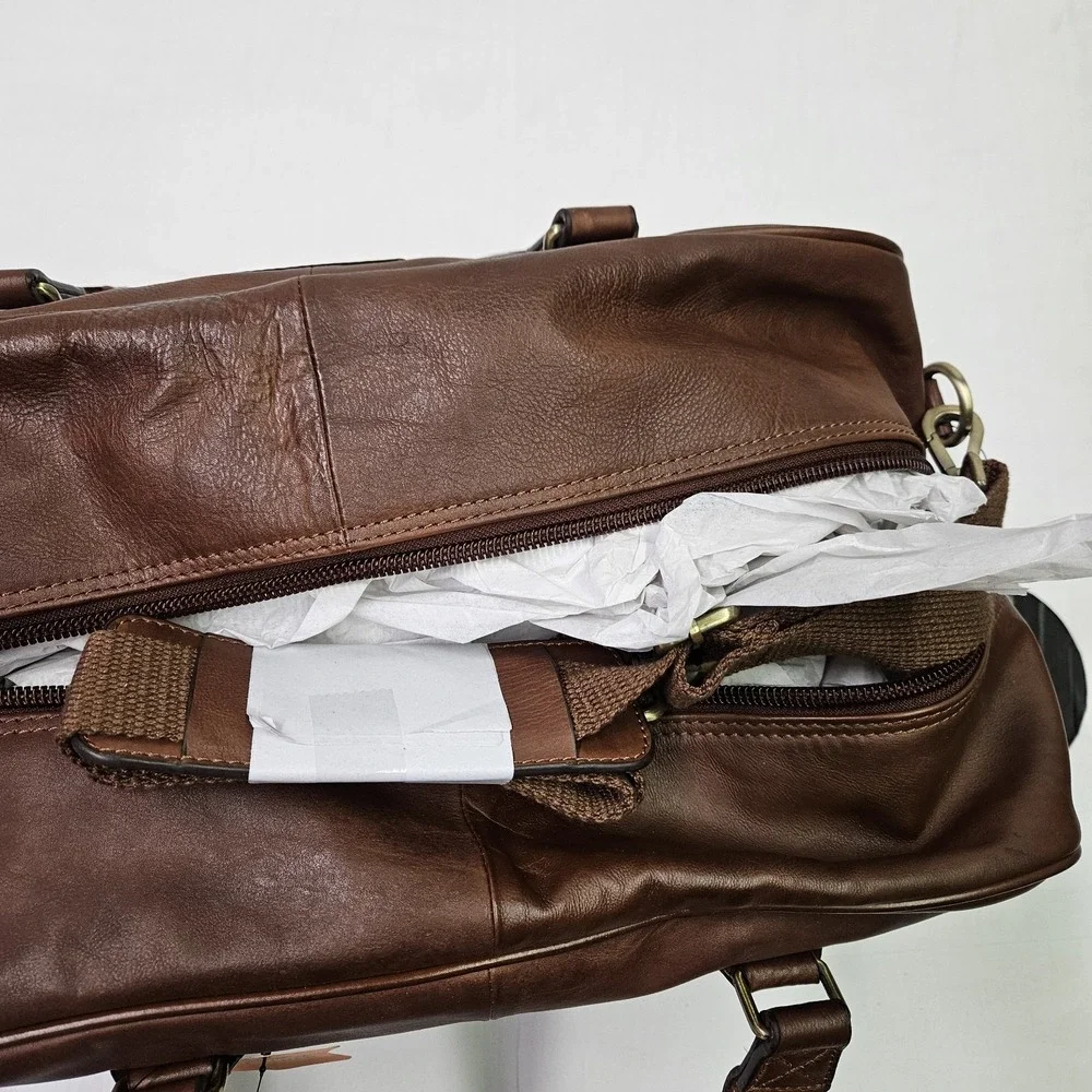 Ralph Lauren Chaps Saddle Leather Duffel ralph lauren